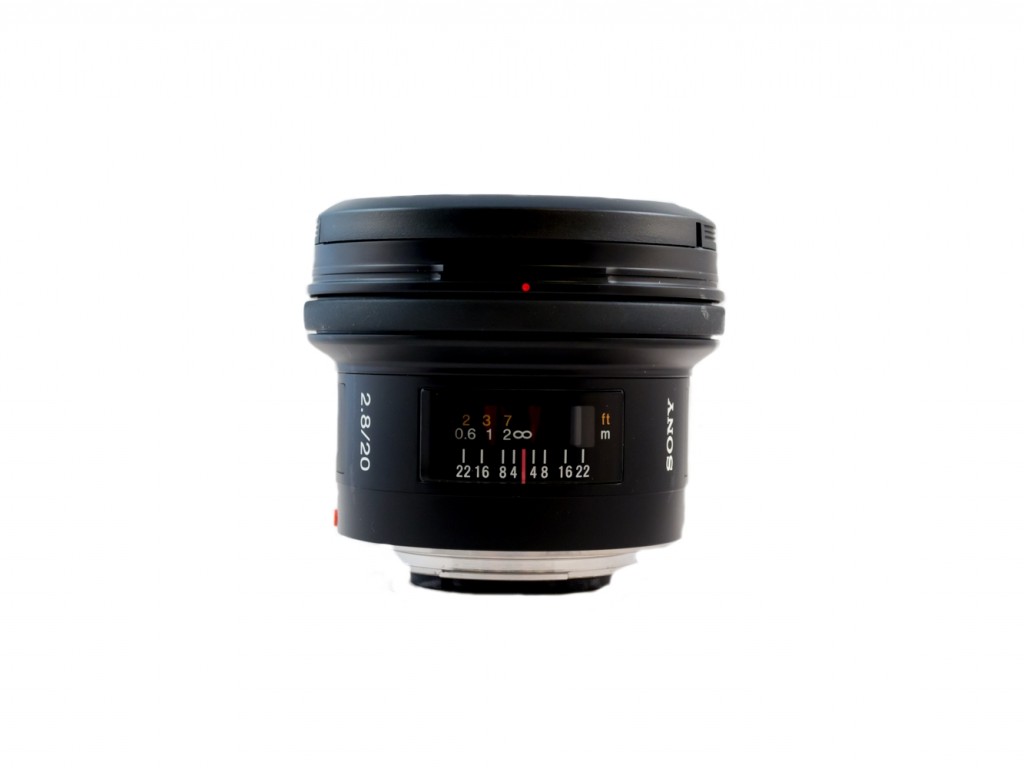 Sony 20mm F2.8 A-mount lens