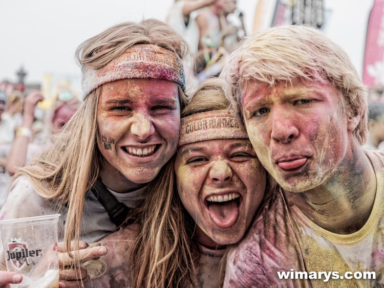 Olympus OMD at the Color Run in Brussels