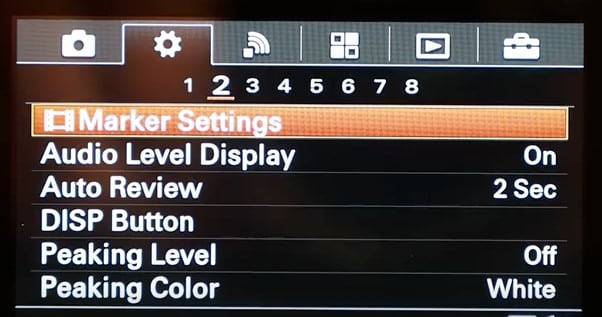 Sony A6300 settings, tips, tricks