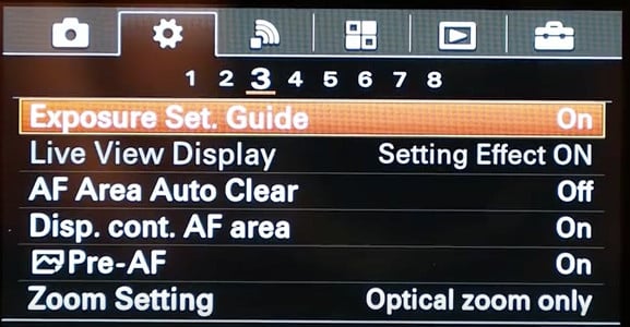 Sony A6300 settings, tips, tricks