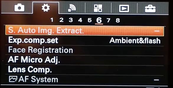 Sony A6300 settings, tips, tricks