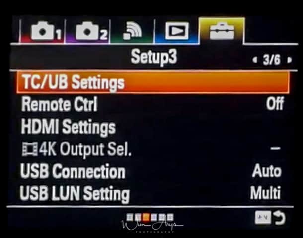 Sony ILCA-99RM2 setup icon page 3