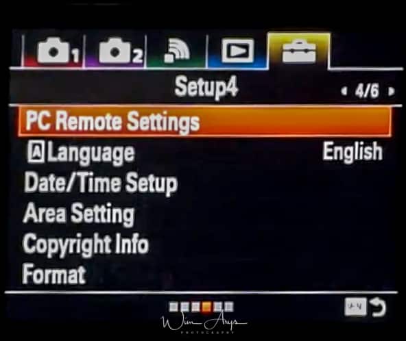 Sony ILCA-99RM2 setup icon page 4