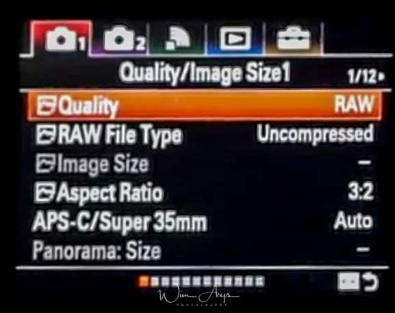 Sony ILCA-99RM2 red camera icon page 1