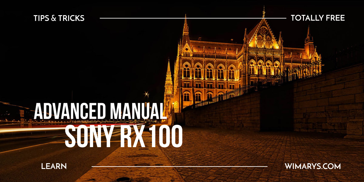 Sony RX100 Mark 1 advanced manual with tips and tricks
