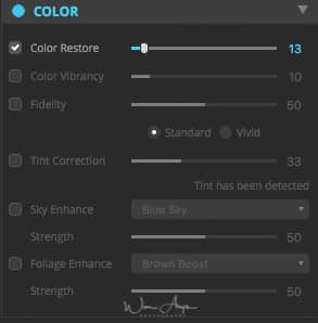 perfectly clear v3 menu