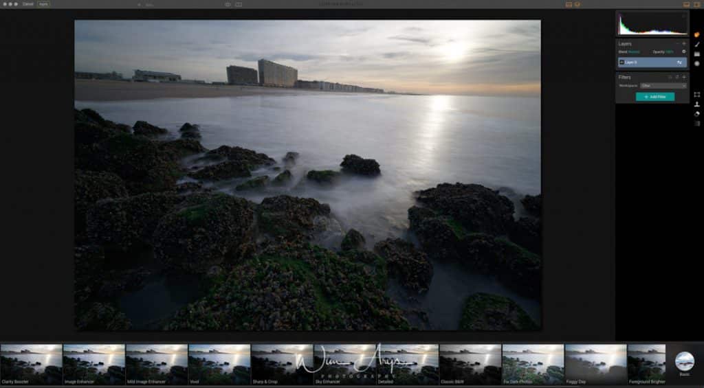 Luminar interface full