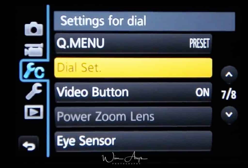 Custom settings page 7 of 8