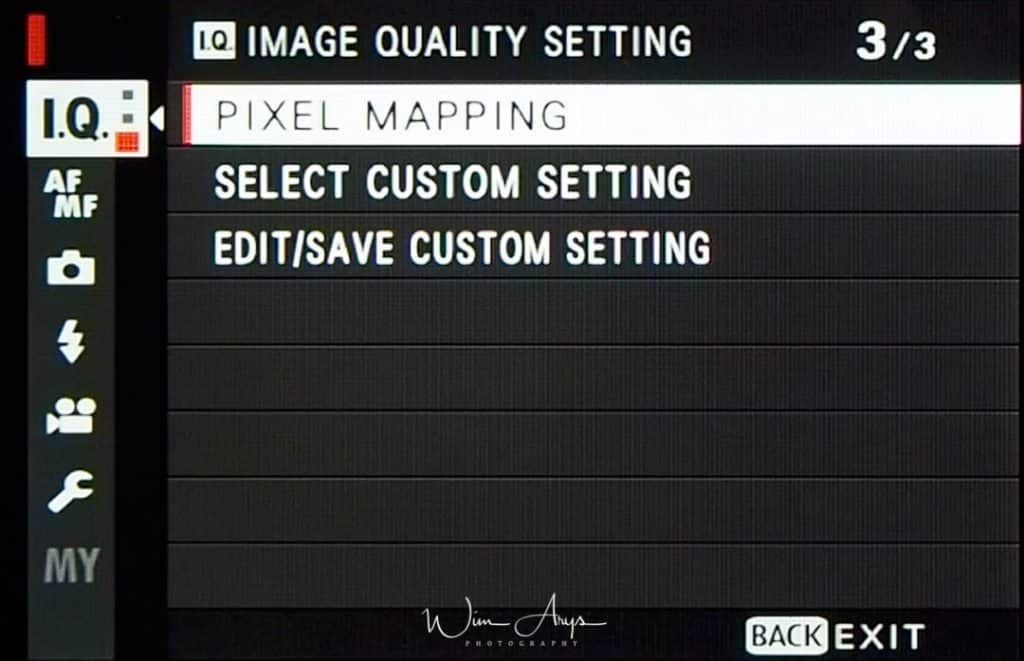 Fujifilm X-H1 Image Quality settings Page 2