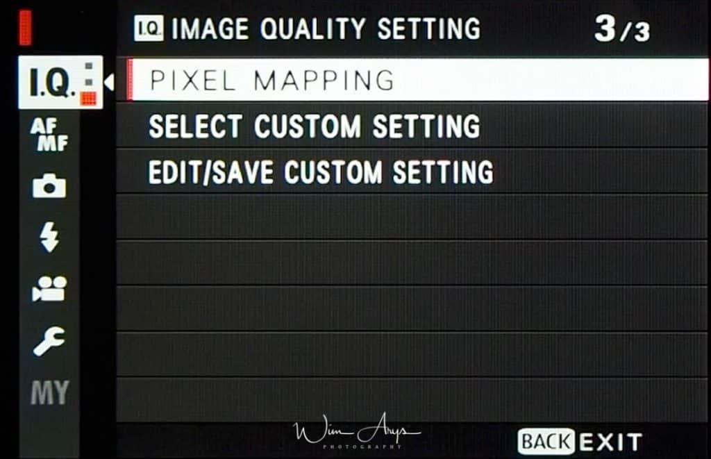 Fujifilm X-H1 Image Quality settings Page 2