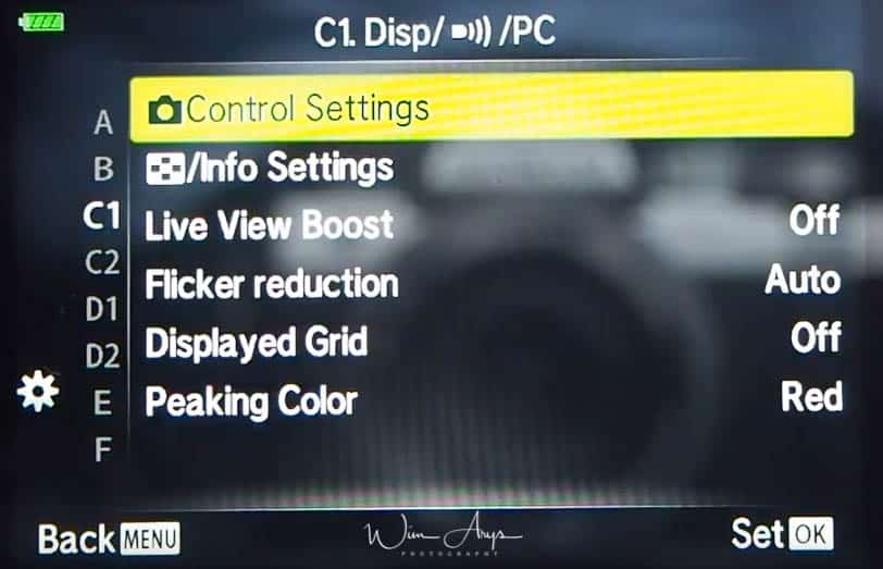 Display, WiFI and PC settings