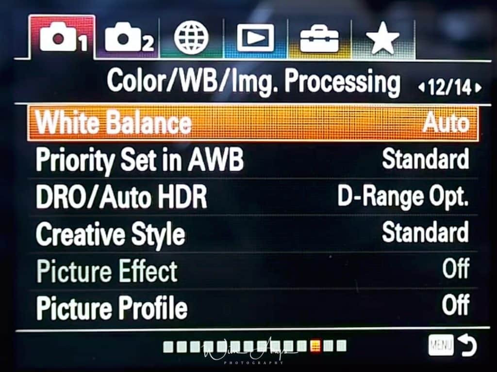 color and White balance