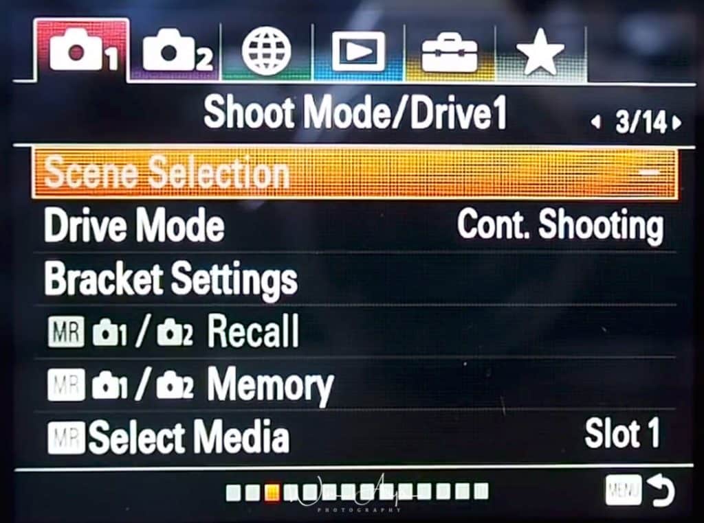 Shoot Mode/Drive page 1