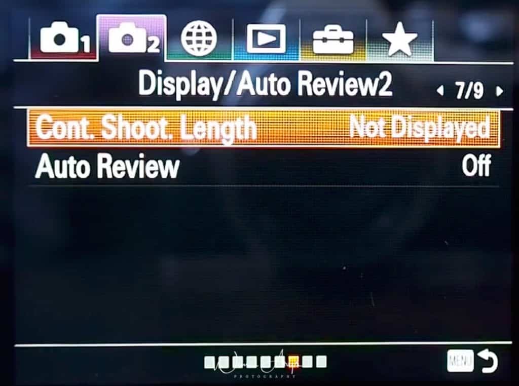 Dispaly And Auto Review settings for movies page 2