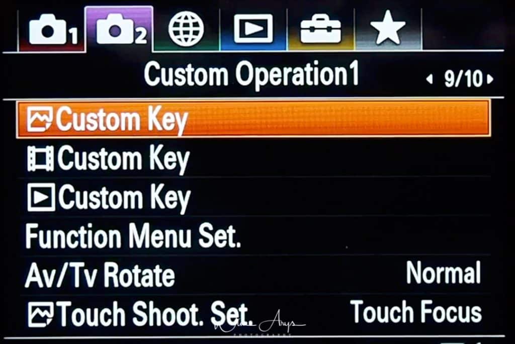 Sony RX100 Menu page 21