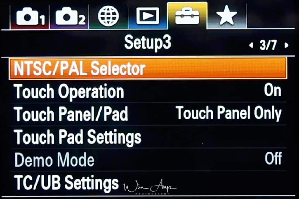 Sony RX100 6 Menu page 30