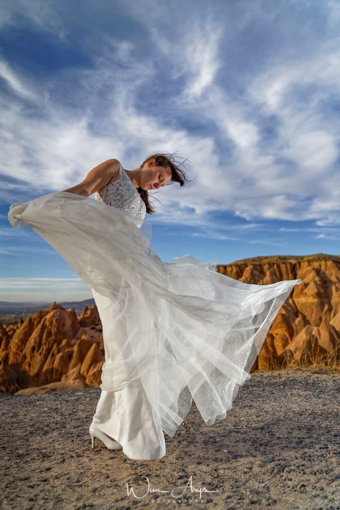 Nikon Z6 example, Cappadocia, Turkey, wedding shoot, flash