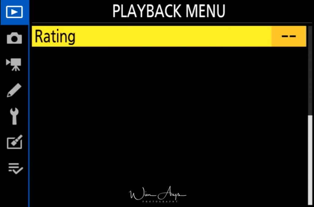 Playback Menu page 2