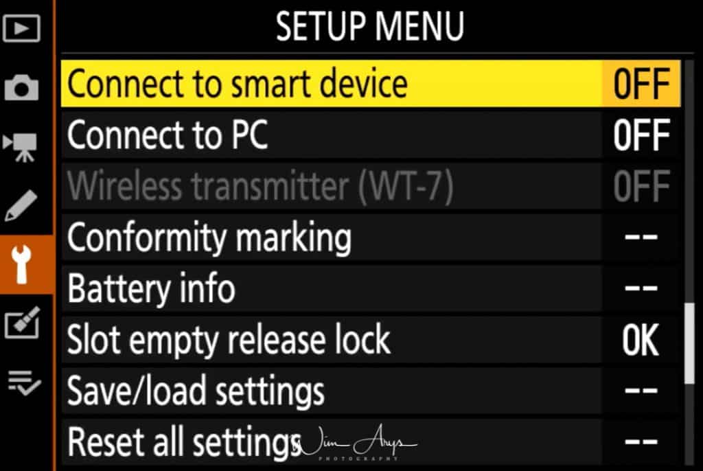 Setup Menu Page 4