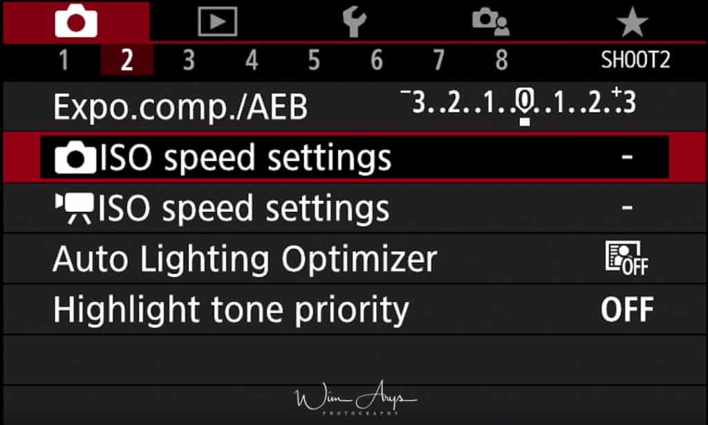 Canon EOS M50 red camera icon page shoot2