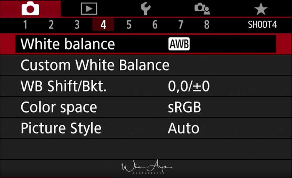 Canon EOS M50 red camera icon page shoot4