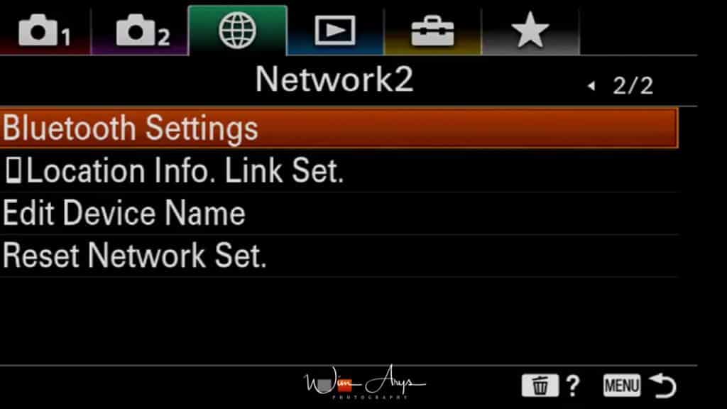 network settings page 2