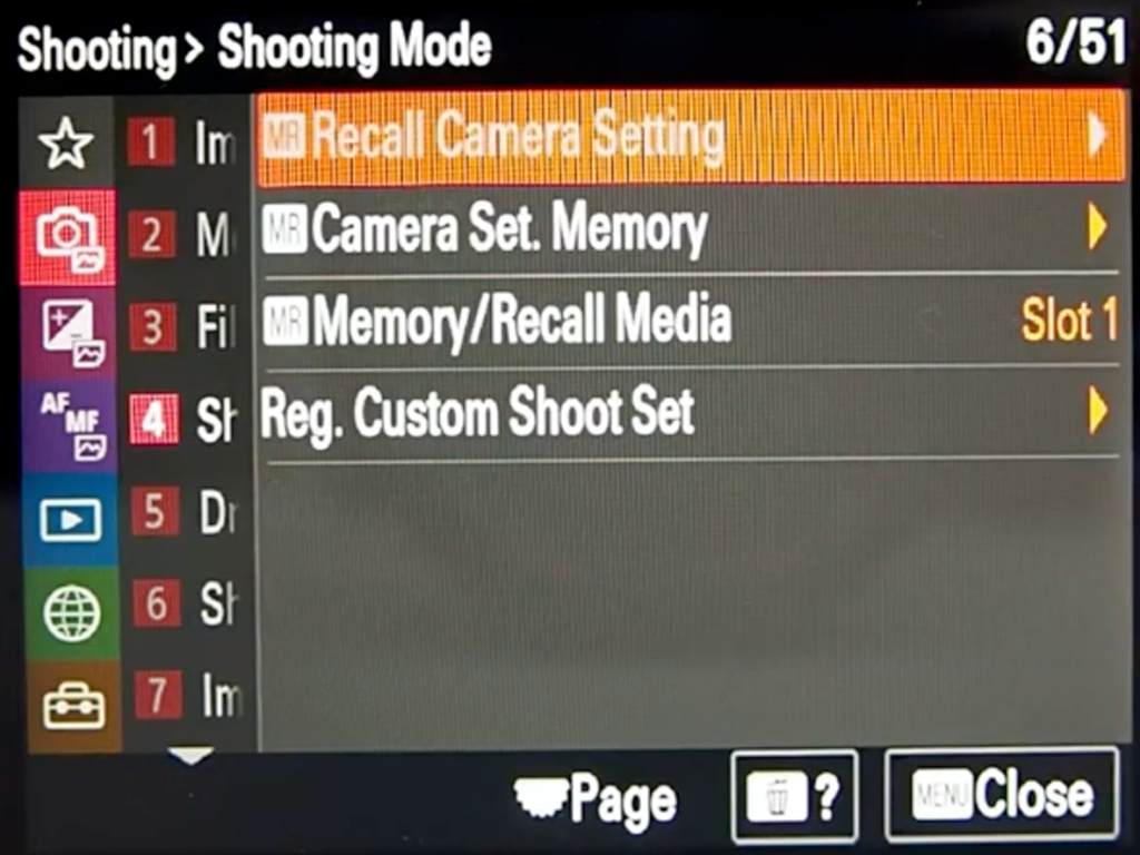 Sony A7s Iii Shooting Menu 6