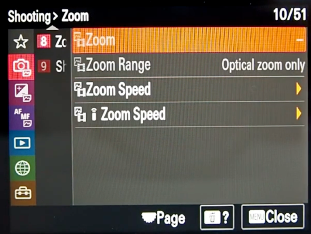 Sony A7s Iii Shooting Menu 10