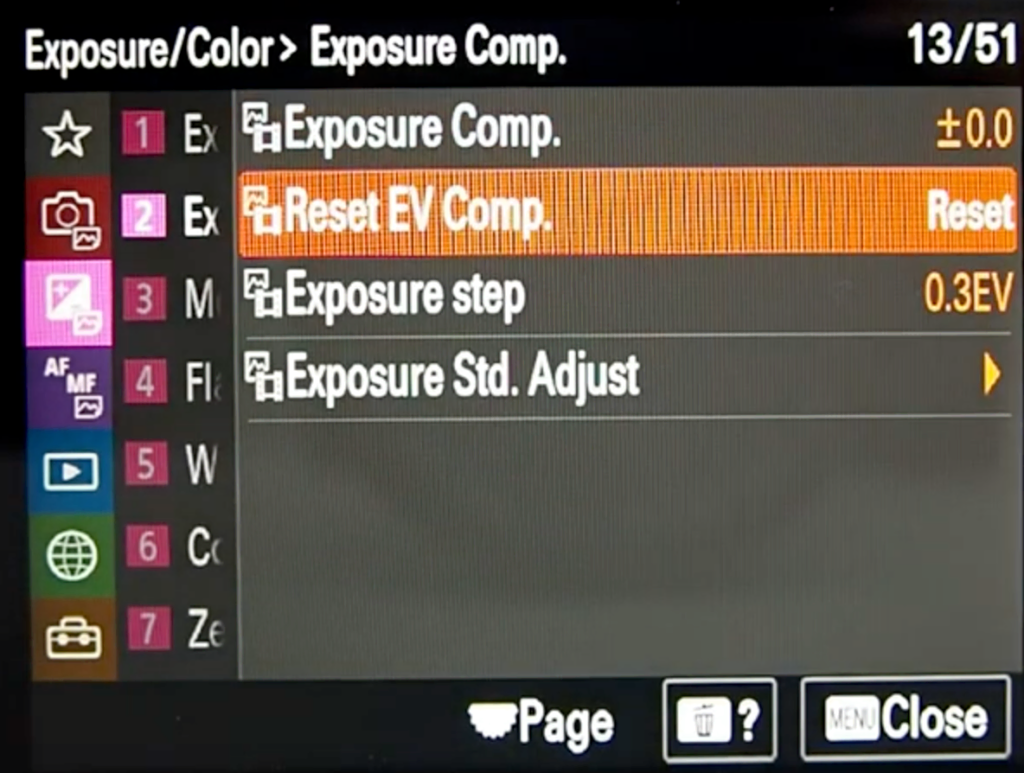 Sony A7s Iii Shooting Menu 13