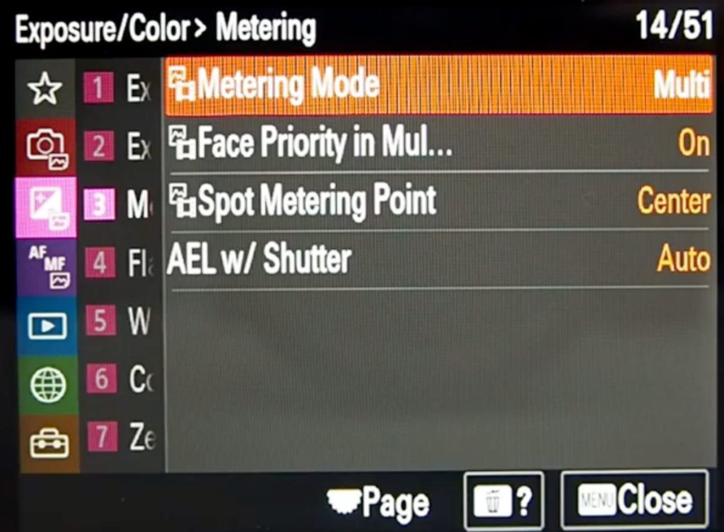 Sony A7s Iii Shooting Menu 14