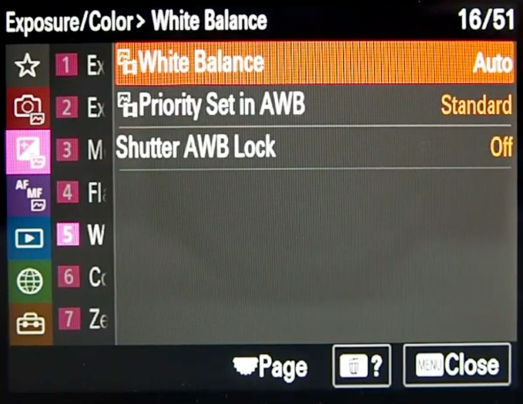Sony A7s Iii Shooting Menu 16