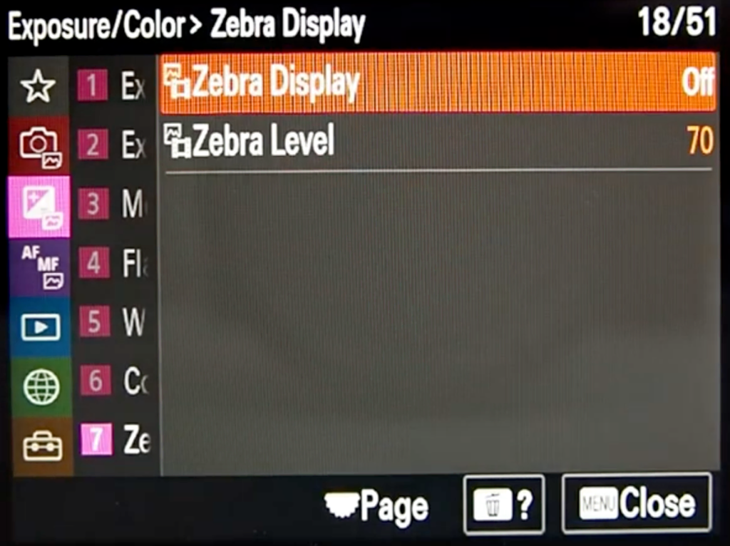 Sony A7s Iii Shooting Menu 18