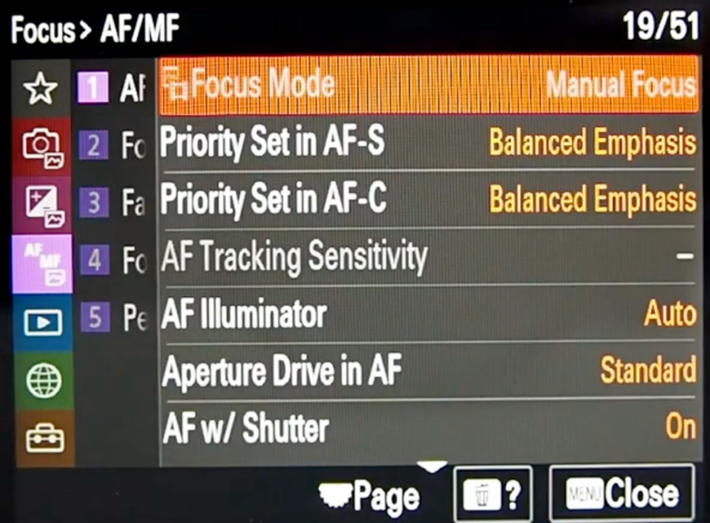 Sony A7s Iii Shooting Menu 19
