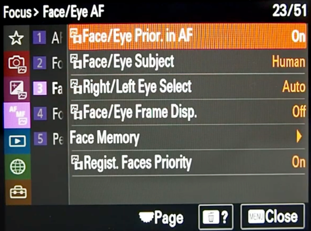 Sony A7s Iii Shooting Menu 23