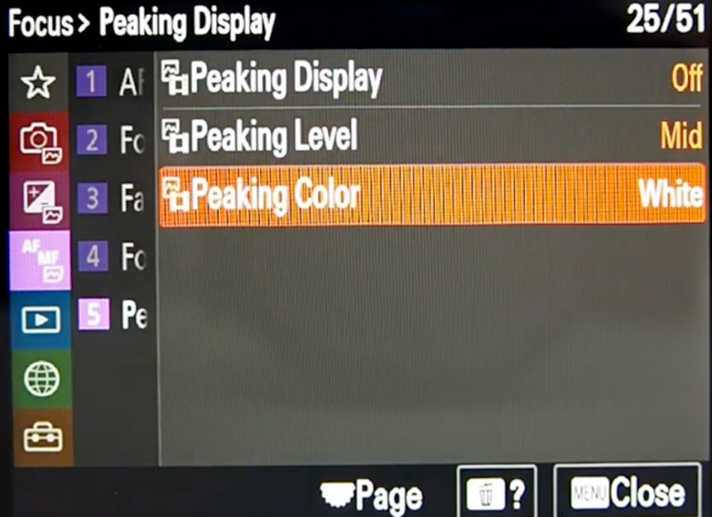 Sony A7s Iii Shooting Menu 25