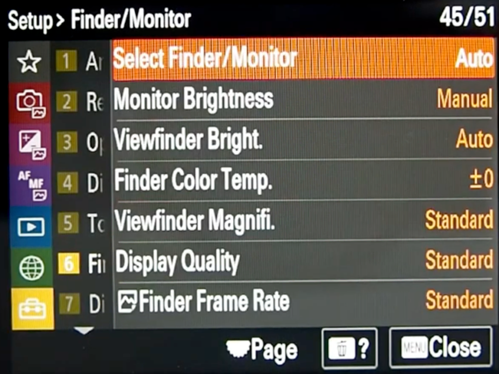 Sony A7s Iii Shooting Menu 45