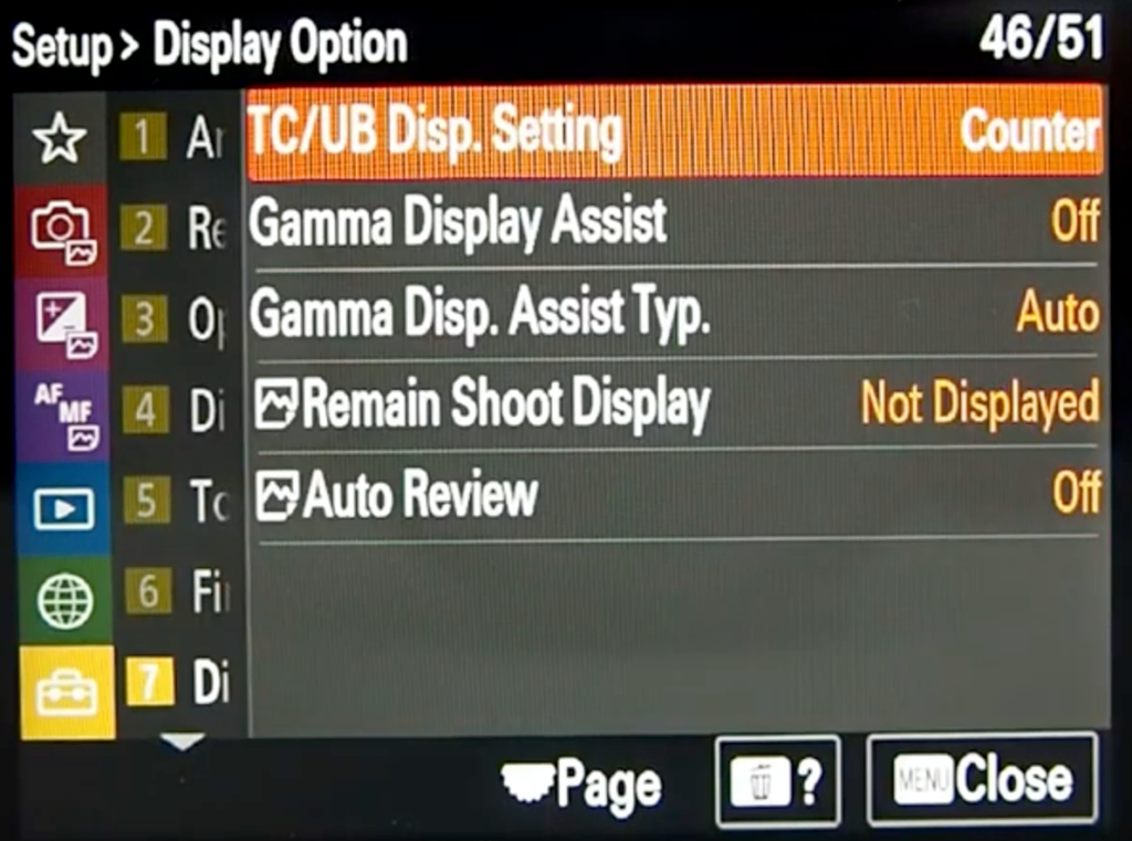 Sony A7s Iii Shooting Menu 46