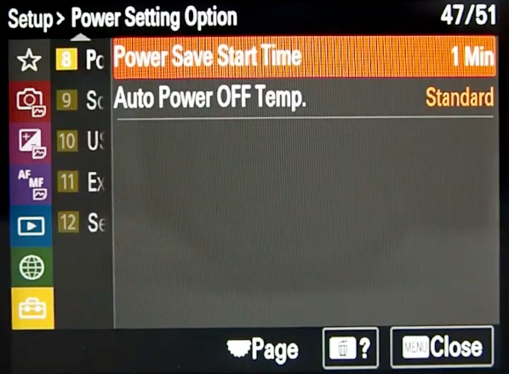 Sony A7s Iii Shooting Menu 47