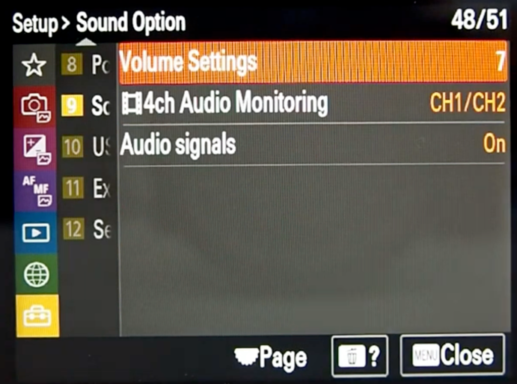 Sony A7s Iii Shooting Menu 48