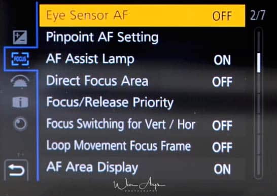 G95 Custom settings page 2