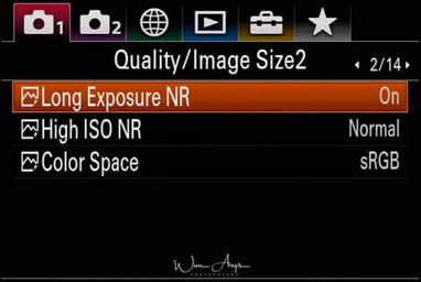 Sony RX100 VII ISO Range