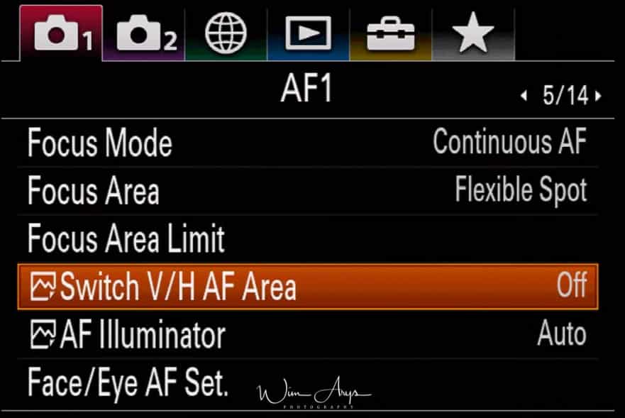 camera settings page 5 of 14