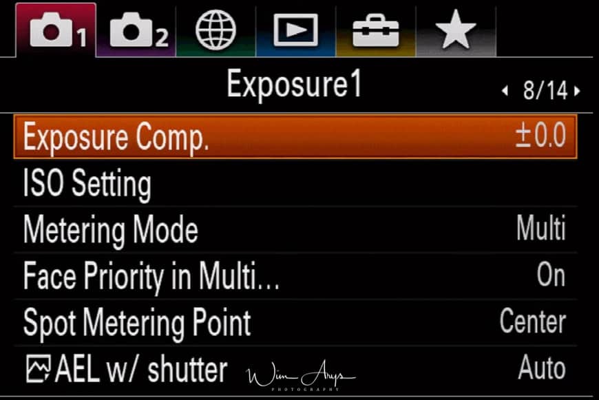 camera settings page 8 of 14