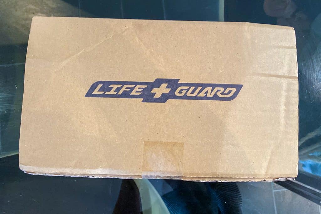 life+guard cardboard packaging 