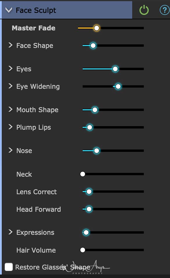 PortraitPro 2019 Face sculpt module