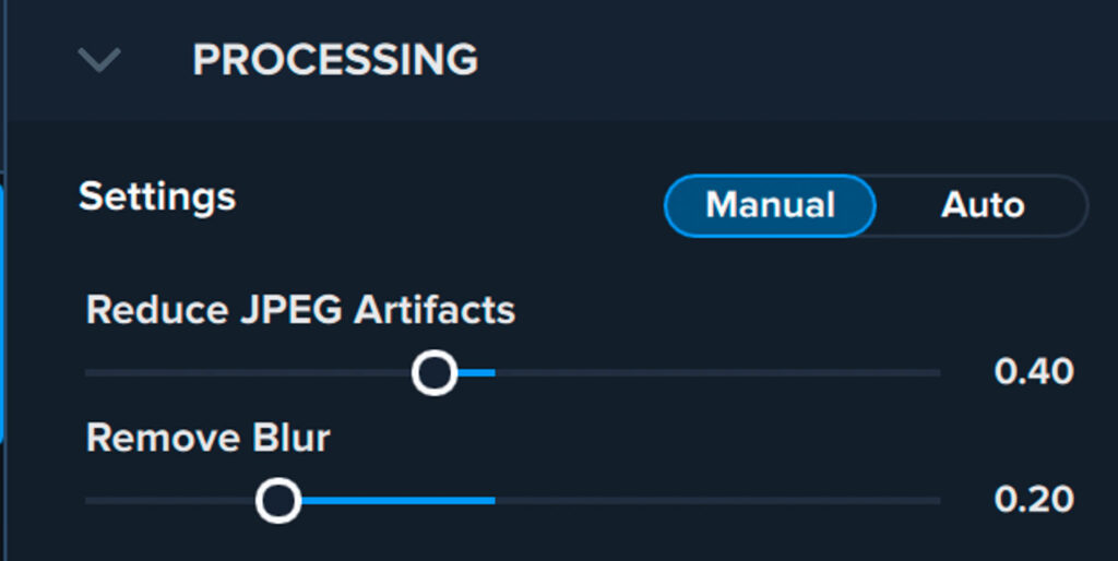 Jpeg To Raw Ai processing window