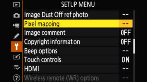 Nikon Z6 Ii Pixel Mapping