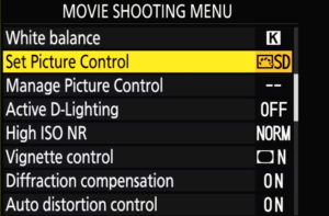 Z6 Ii Movie Shoot Menu Page 2