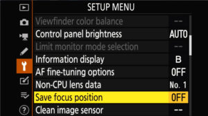 Z7 Ii Setup Menu Page 2