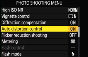 Z7 Ii Photo Shooting Menu Page 3